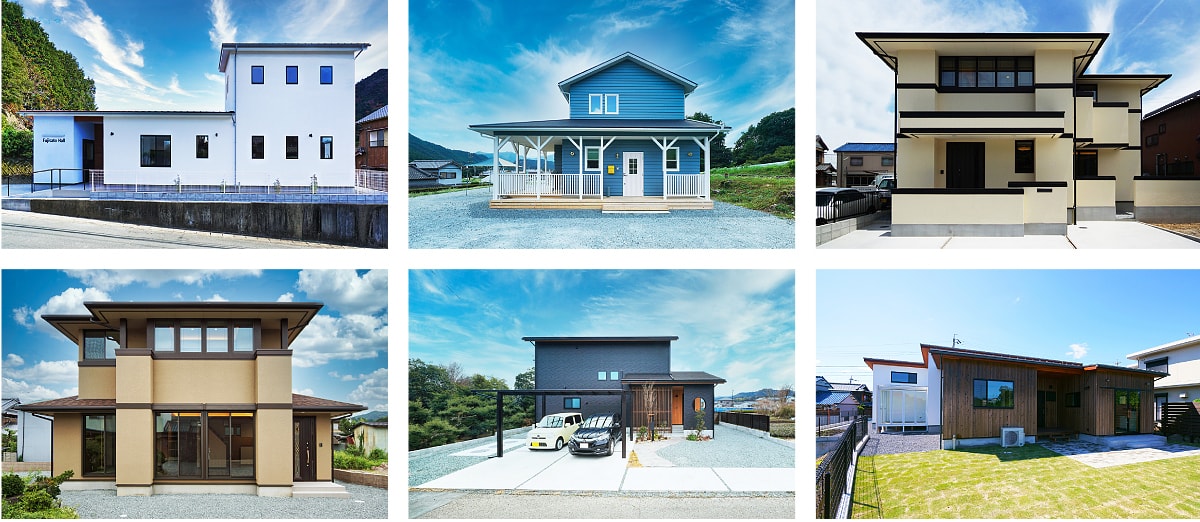 新築住宅撮影 外観写真の撮影例 イメージ