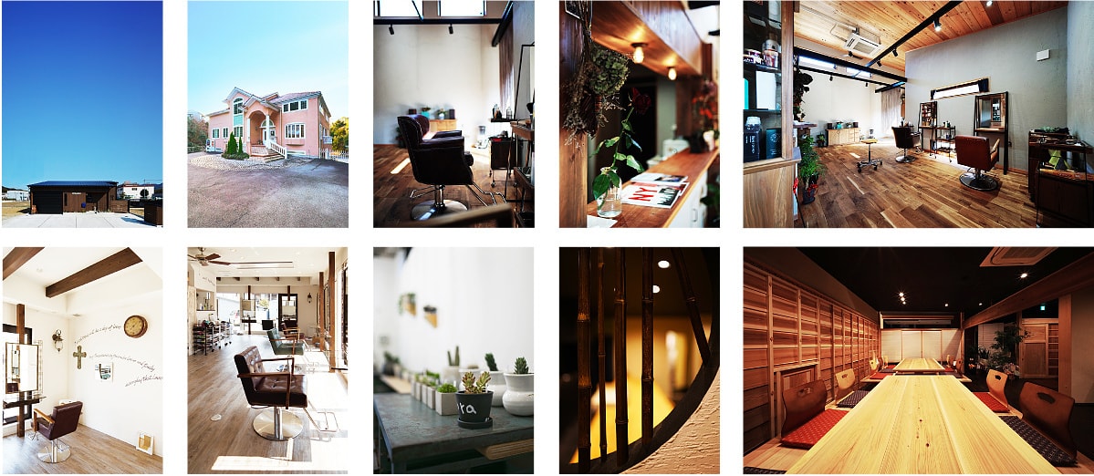 店舗写真の撮影例 イメージ